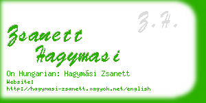 zsanett hagymasi business card